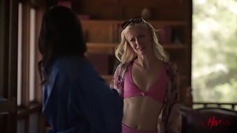 Lesbian Love And Pussy Play In A Romantic Video